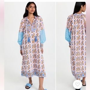 SZ blockprints Yukari Dress in Essa Print size L